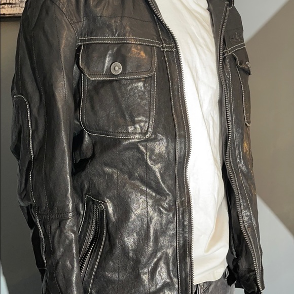 Vintage FUBU Leather Jacket - Picture 10 of 14